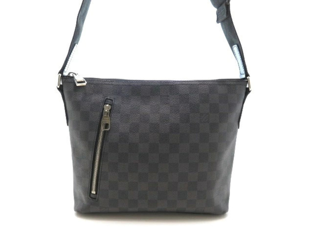 LOUIS VUITTON Mick Shoulder Bag Damier Graphite Black
